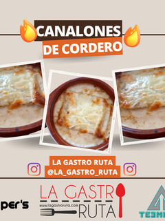 Una foto de Canelones de cordero
