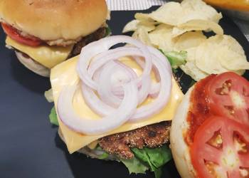 Latest Recipe Beetroot Burger patty Savory Delicious