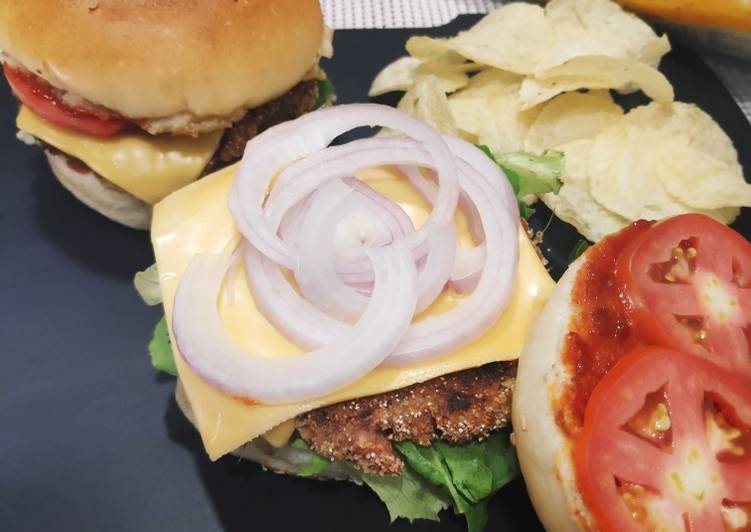 Steps to Prepare Quick Beetroot Burger patty