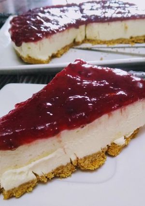 Una foto de Cheesecake sin horno