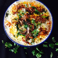 A picture of Makhni Paneer Dum Biryani.  Post4.