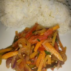 A picture of Vegetable stir fry.