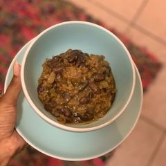 A picture of Mince and Kidney Beans.