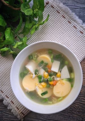 Foto resep Sup tofu telur
