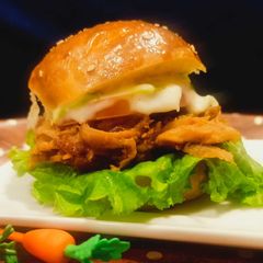 A picture of Pulled Chicken Burger.