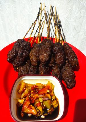 Foto resep Sate babi manis asin