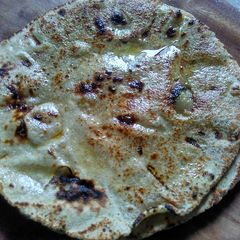 A picture of Jowar roti.