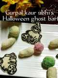 Halloween ghost 'barfi'-(sweet milk fudge)