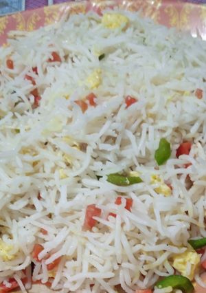 A picture of Egg fried rice.