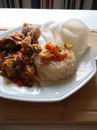 Langkah Gampang Menyiapkan Resep Ayam goreng dan Tumis sayur yang Lezat Anti Ribet, Mantap