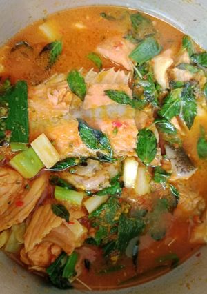 Foto resep Salmon Masak Woku