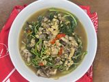 Tumis Bayam Jamur Tempe