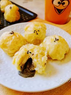 酥皮湯圓&酥皮芋丸[氣炸烤箱] 的食譜成品照片