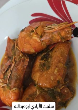 صورة لوصفة روبيان بصوص الطماطم من مطبخ نانا