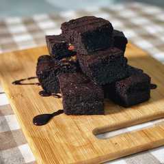 Una foto de Brownie express sin azúcar