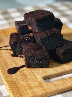 Una foto de Brownie express sin azúcar