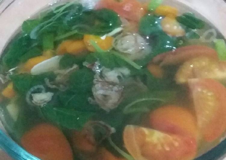 Langkah Mudah untuk Membuat #Sayur kunci bayam# Anti Gagal