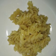A picture of Lemon and garlic pasta #authorsmarathon.