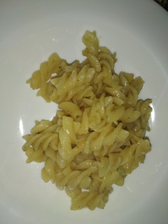 A picture of Lemon and garlic pasta #authorsmarathon.
