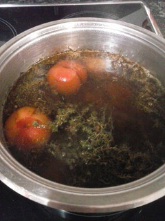 Una foto de Sopas de tomillo"receta de post-guerra"