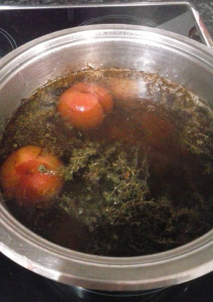 Una foto de Sopas de tomillo"receta de post-guerra"