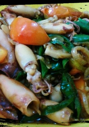 Foto resep Cumi asin cabe ijo