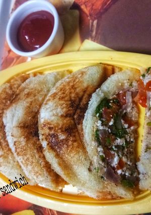 A picture of Paneer sandwich.