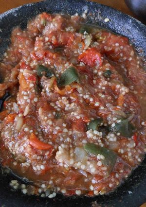 Foto resep Sambal terong rebus viral