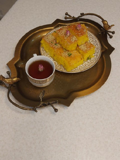 عکسی از دستور 🍰🍰کیک شربتی قزوین