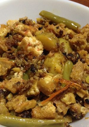 A picture of Crispy Tofu Curry - Leftover Ideas.