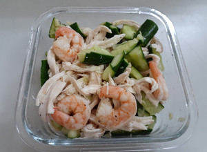 無油糖的涼拌雞胸肉溫沙拉 #減肥食譜 的食譜成品照片