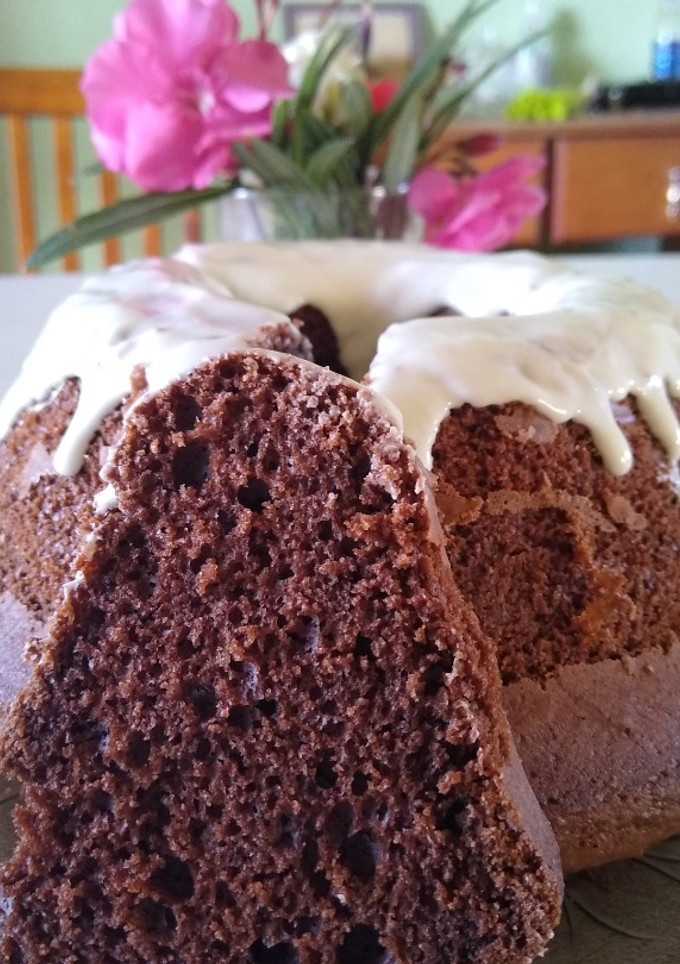 Una foto de Budín de chocolate