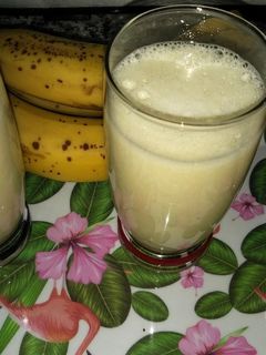 صورة لوصفة عصير الموز بالحليب