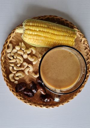Hình của món Sữa hạt điều ngô ngọt (ngô mỹ).