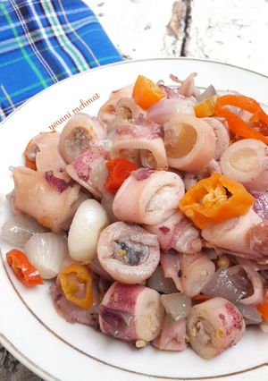 Foto resep Tumis cumi cabe bawang
