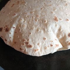 A picture of Plain roti.