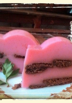 Foto resep Puding susu biskuit coklat