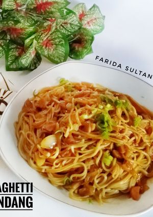 Spaghetti Rendang Resep Spaghetti Bumbu Rendang oleh farida Sulthan ๐ฎ๐ฉ (IG. Malika02782 ...