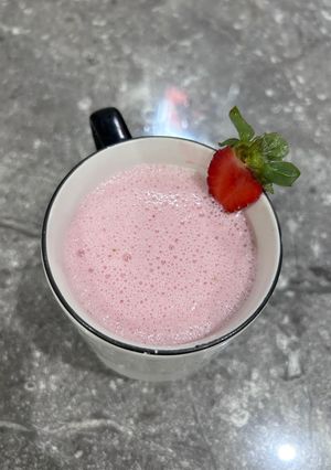 Foto resep Jus Strawberry Yakult
