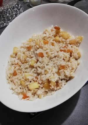 صورة لوصفة سلطة أرز حلوة ومالحة