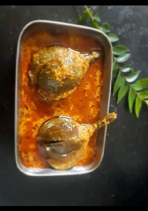 A picture of Brinjal gravy.