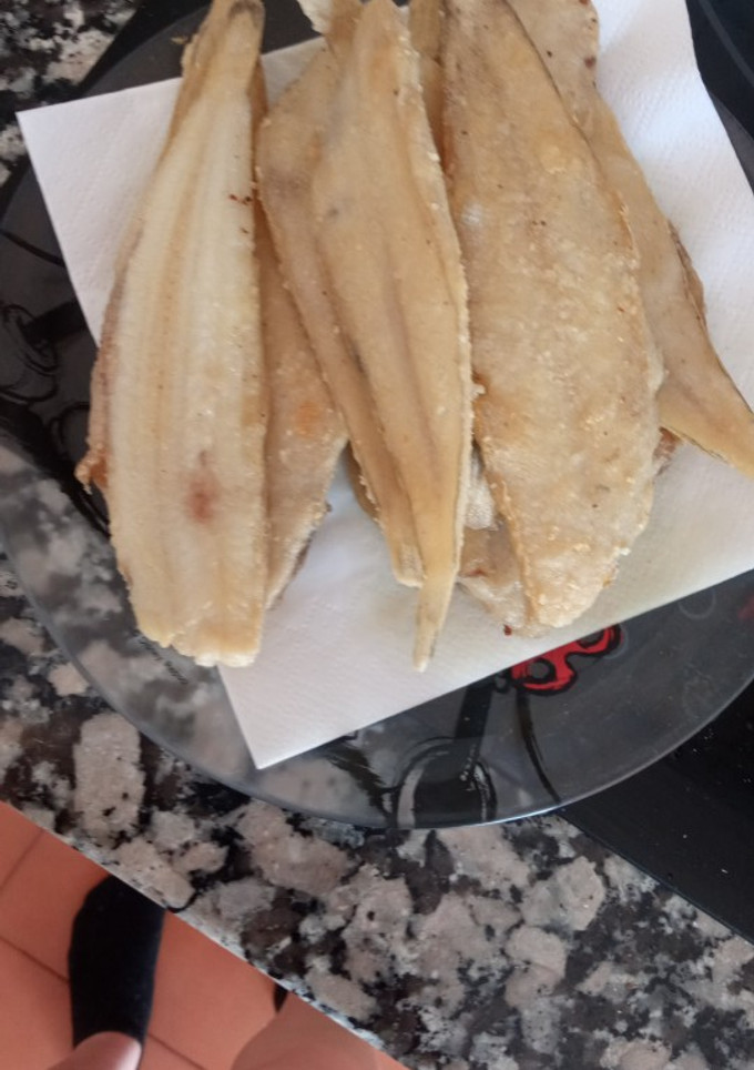 Una foto de Acedías fritas