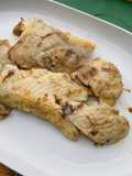 Filets de flétan marinés grillés