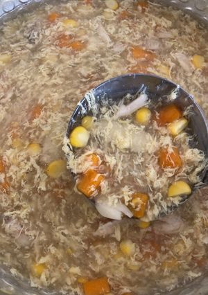 Foto resep Sup jagung kepiting