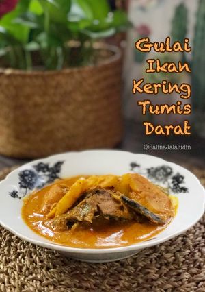 Gambar Gulai Ikan Kering Tumis Darat