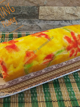 Resep Bolu Gulung Batik Vla Pisang Gampang