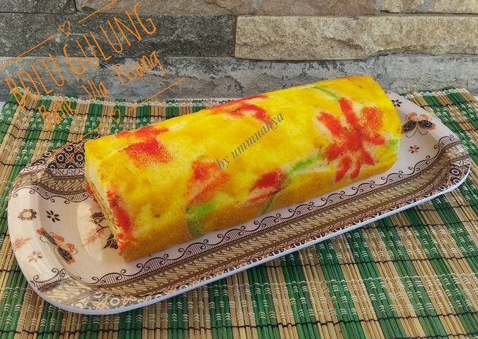 Recipe: Yummy Bolu Gulung Batik Vla Pisang