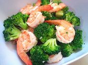 Gambar brokoli udang