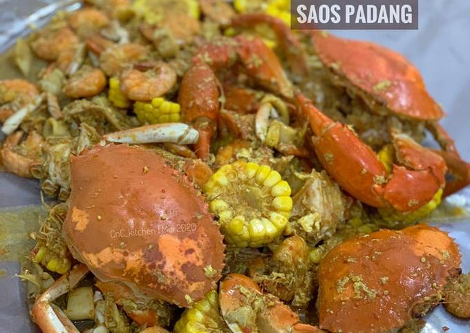 Kepiting Perang Saos Padang