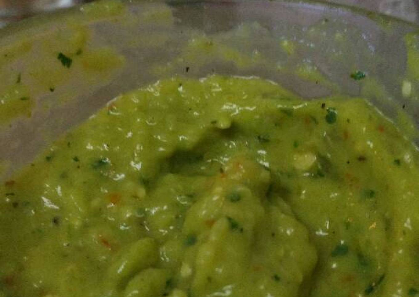 Roasted Tomatillo & Avocado Salsa